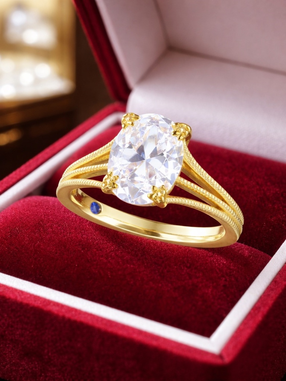 3.80ctw Vanna K White Cubic Zirconia 18K Yellow Gold Over Sterling Silver